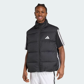 Мужской пуховой жилет Essentials Climawarm 3-Stripes adidas JM4078 (XS) черный (4068811797867)