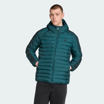 Мужская куртка Synthetic Hooded Jacket adidas JX4116 (S) зеленый (4068809552294)
