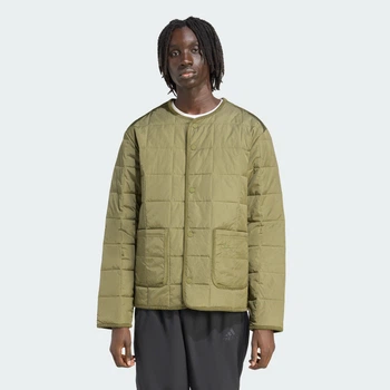 Мужская куртка adidas Originals Quilted adidas JW5818 (L) зеленый (4068809468014)