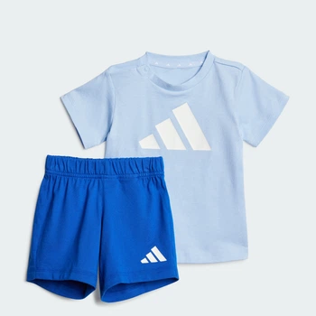 Дитячий комплект: футболка та шорти Essentials Kids adidas JC9641 (68) синій (4067905709908)