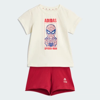 Дитячий комплект: футболка і шорти ADIDAS MARVEL SPIDER-MAN adidas JZ3550 (68) білий (4068819810179)