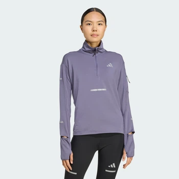 Жіноча спортивна кофта Adi365 Running CLIMAWARM+ Half-Zip adidas JM5727 (L) фіолетовий (4068807983311)