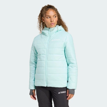 Женская куртка Terrex Multi Essentials CLIMAWARM Insulated Hooded adidas KB2170 (XS) бирюзовый (4068808145763)