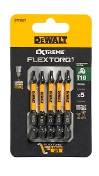 Zestaw bitów DeWalt T10 FLRQ 57 mm 5 szt. DT7393T-QZ