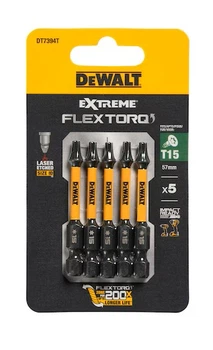 Zestaw bitów DeWalt T15 FLRQ 57 mm 5 szt. DT7394T-QZ