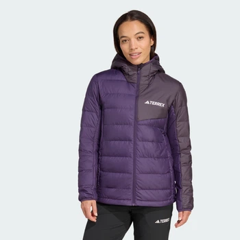 Жіночий пуховик Terrex Multi Light Down CLIMAWARM adidas JZ9988 (XS) фіолетовий (4068809576917)