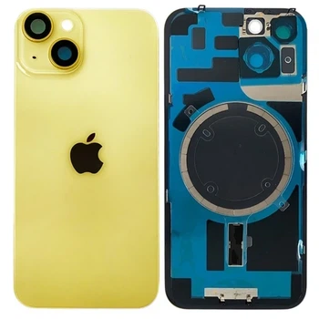 Задня кришка для iPhone 14 MagSafe зі склом камери оригінал Китай Yellow