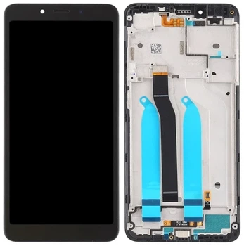 Дисплей Redmi 6 (M1804C3DG, M1804C3DH) Redmi 6A (M1804C3CG, M1804C3CH) с тачскрином и рамкой оригинал 100% Service Pack Black