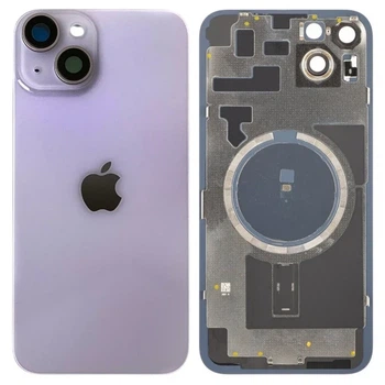 Задня кришка для iPhone 14 Plus MagSafe зі склом камери Оригінал Китай Purple