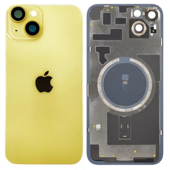 Задня кришка для iPhone 14 Plus MagSafe зі склом камери Оригінал Китай Yellow