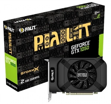 Видеокарта GF GTX 1050 2GB DDR5 StormX Palit (NE5105001841-1070F)