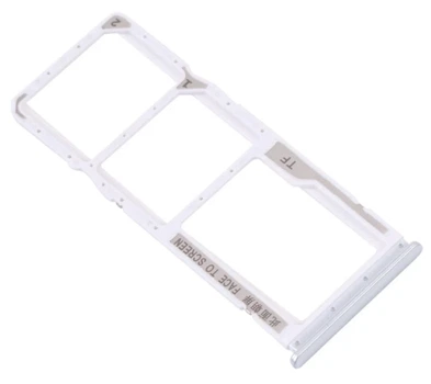 Лоток Sim карты для Xiaomi Redmi 10 оригинал Silver
