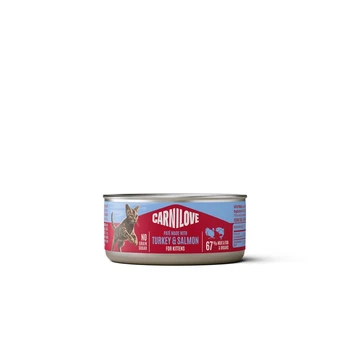 Консервований корм Carnilove Kitten Turkey & Salmon Паштет для кошенят з індичкою та лососем 100 г (1111223564)