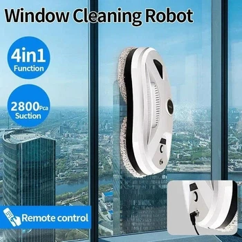 Робот для миття вікон Windows Cleaning Robot 2800Pa 80W, білий, з автоматичним розпиленням + пульт ДК (M-2025_white)