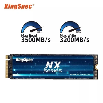 SSD KingSpec M.2 NVMe 2280 PCIe 512GB для компьютеров и ноутбуков
