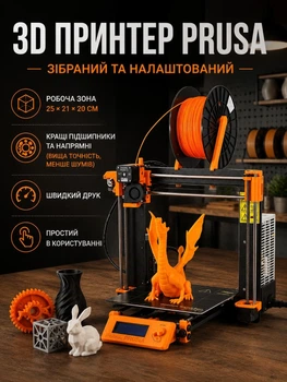 Професійний 3D принтер для високоточного друку Prusa i3 MK2S в зборі, повний комплекті з флешкою БВ - Б/В