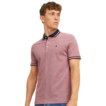 Поло JJEPAULOS POLO SS NOOS Jack & Jones 12136668-Rio Red M Червоний (5714499743540)