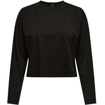 Кофта ONLMELLE L/S GLITTER TOP JRS ONLY 15357717-Black XL Чорний (5715731908628)