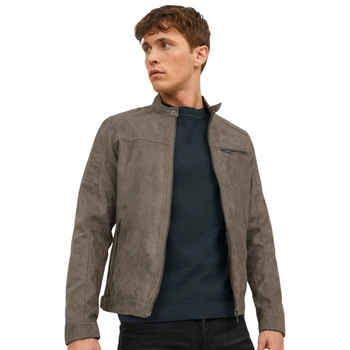 Куртка JJEROCKY JACKET NOOS Jack & Jones 12147218-Falcon S Коричневий (5715365267214)