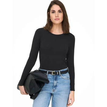 Кофта ONLVIRRO O NECK L/S TOP BOX JRS ONLY 15369016-Black L Чорний (5715829872084)