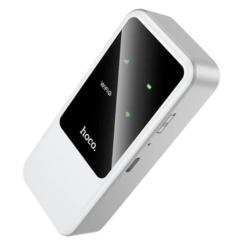 Портативный WiFi роутер маршрутизатор Hoco HI42 Mobile Portable WiFi White