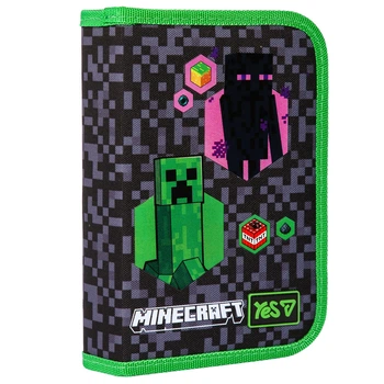 Пенал твердий Yes одинарний без клапана Minecraft Adventure HP-02 для хлопця (533727)