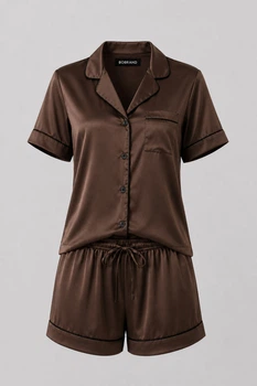 Піжама з шортами BOBRAND "Chocolate brownie" - XS