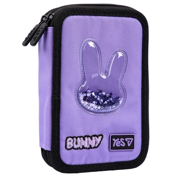 Пенал твердий Yes подвійний Shiny Bunny HP-01 для дівчини (533708)