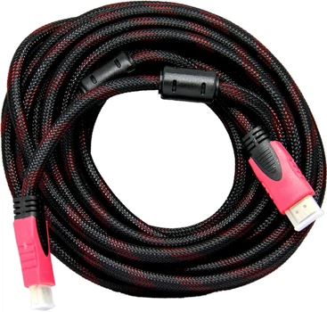 Кабель HDMI to HDMI 10 метрів High Speed HDMI 1.4 4K Ultra HD Full HD 1080P мультимедійний кабель для телевізора монітора проектора TV Box PS Xbox ноутбука компютера та Blu ray програвача