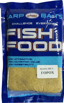 Мамалыга Art Fishing смак Горох 500 гр готовая рыболовная насадка и прикормка