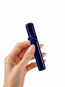 Стеклянная трубка для курения Stick Blue