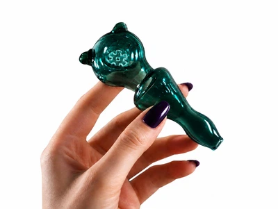 Стеклянная трубка для курения Devil Pipe Light Green