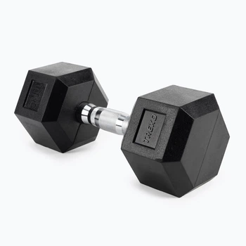Гантель XTREXO Hex 10 кг з гумовим покриттям