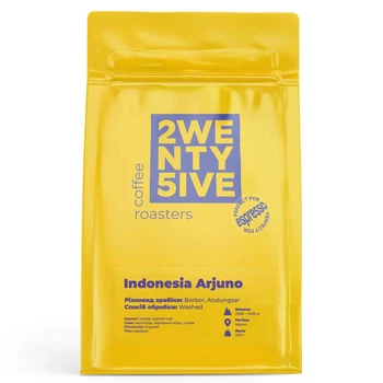 Кава мелена 25 Coffee Roasters арабіка Indonesia Arjuno (eспресо)
