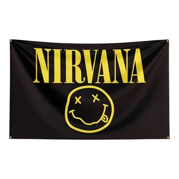 Прапор Nirvana (Smile and Logo) sfc-092