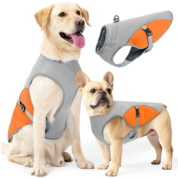 Летний охлаждающий жилет для собак Derby Summer Dog Cooling Harness PA0360-1 Orange, S
