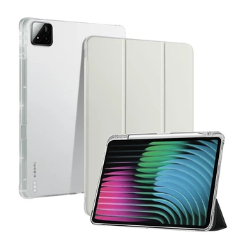 Чехол - книжка Glass Magnet Flip Cover для Xiaomi Poco Pad X1 gray