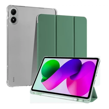 Чохол - книжка Glass Magnet Flip Cover для Xiaomi Poco Pad M1 / Redmi Pad 2 Pro green