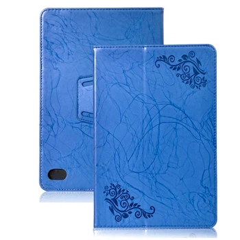 Кожаный чeхол Full Coverage для Blackview Tab 7 blue