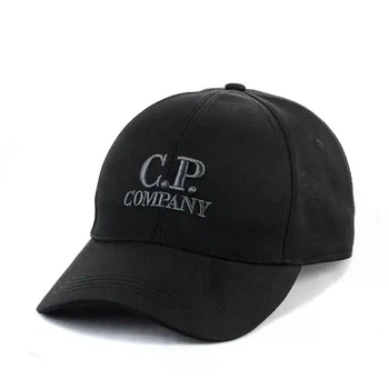 Кепка Бейсболка логотип (C.P. Company) Черно-серый