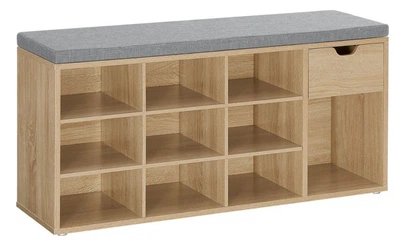 Тумба для взуття ModernHome by Multistore 10 полиць Коричнева (5903332086580)