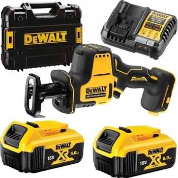 Пила шабельна акумуляторна DeWalt 18 V з 2 акумуляторами 5 Аг (DCS369P2-QW)