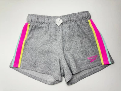 Текстильні шорти для дівчинки сірі короткі Reebok 128 см