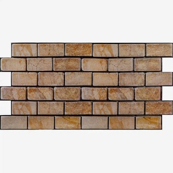 ПВХ панель декоративна Sticker Wall SW-00001428 960х480х4 мм цегла коричнева