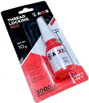 Фиксатор резьбы Axxis 10 г Красный (VSB-026)