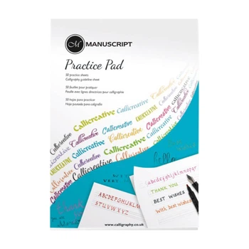 Склейка для каллиграфии Creative Writing Practice Pad А4 80г/м2 50л Manuscript