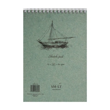 Альбом для эскизов на спирали AUTHENTIC 90г/м2 70л белый цвет SM-LT Art