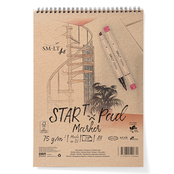 Альбом для маркеров на спирали STAR T А4 75г/м2 20л SM-LT Art