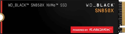 SSD диск Western Digital Black SN850X 2TB NVMe M.2 2280 PCIe 4.0 x4 (WDS200T2X0E)