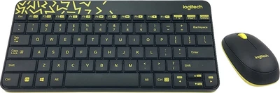 Комплект беспроводной Logitech MK240 Wireless Черный